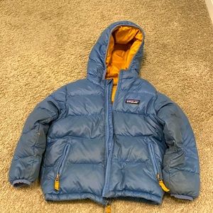 Patagonia 4T High Loft Down Sweater Hoodie